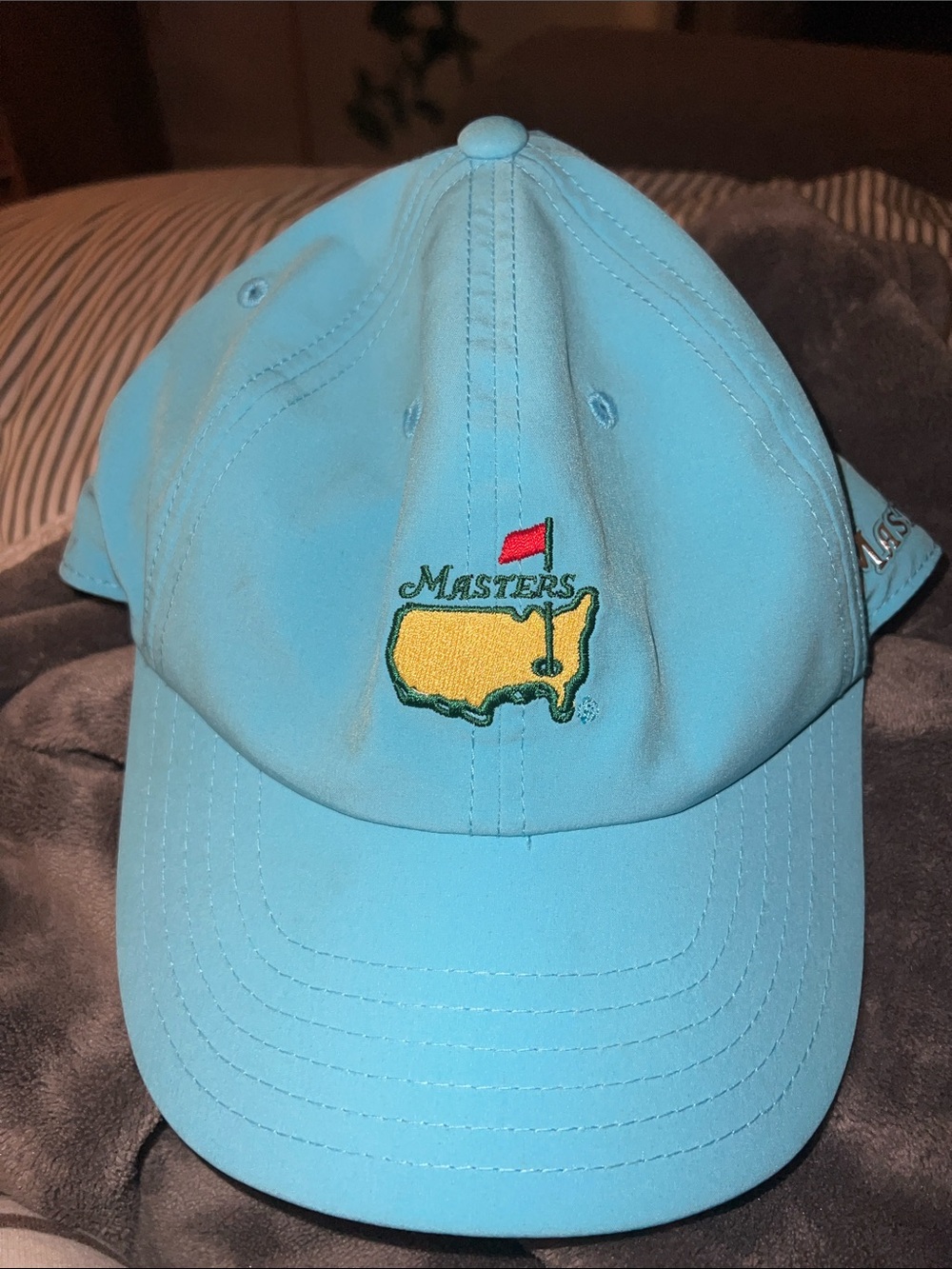 Masters turquoise hat